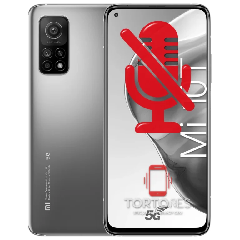 Xiaomi Mi 10T z symbolem mikrofonu - naprawa mikrofonu