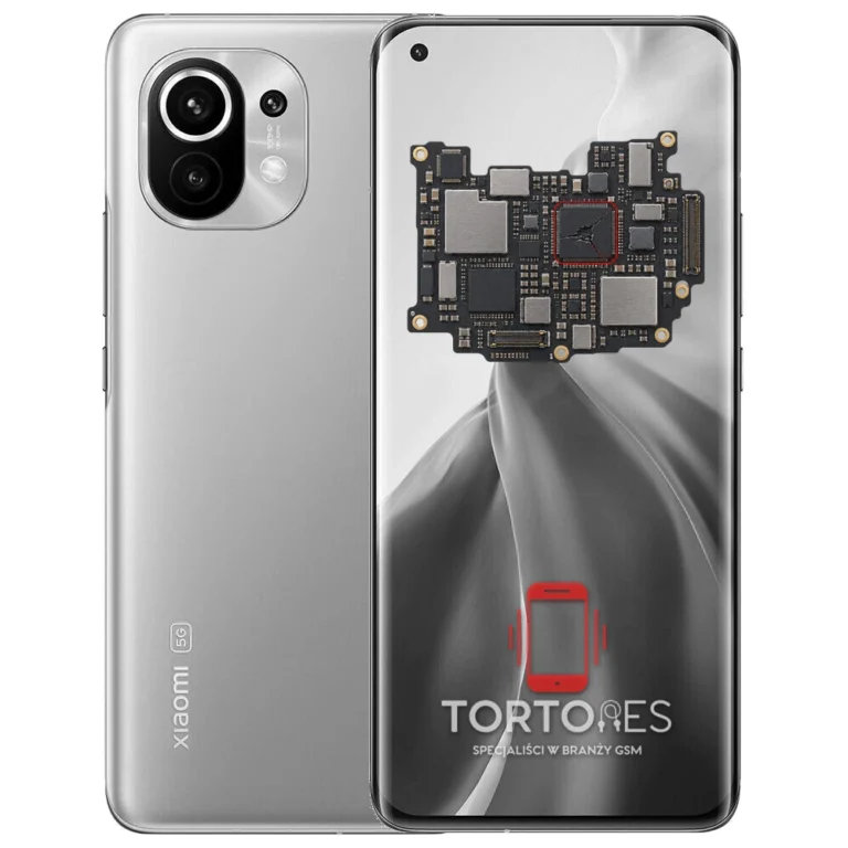 Xiaomi Mi 11 z ilustracją płyty głównej - naprawa płyty głównej
