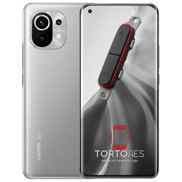 Xiaomi Mi 11 z symbolem przycisków - naprawa przycisków włączania i głośności
