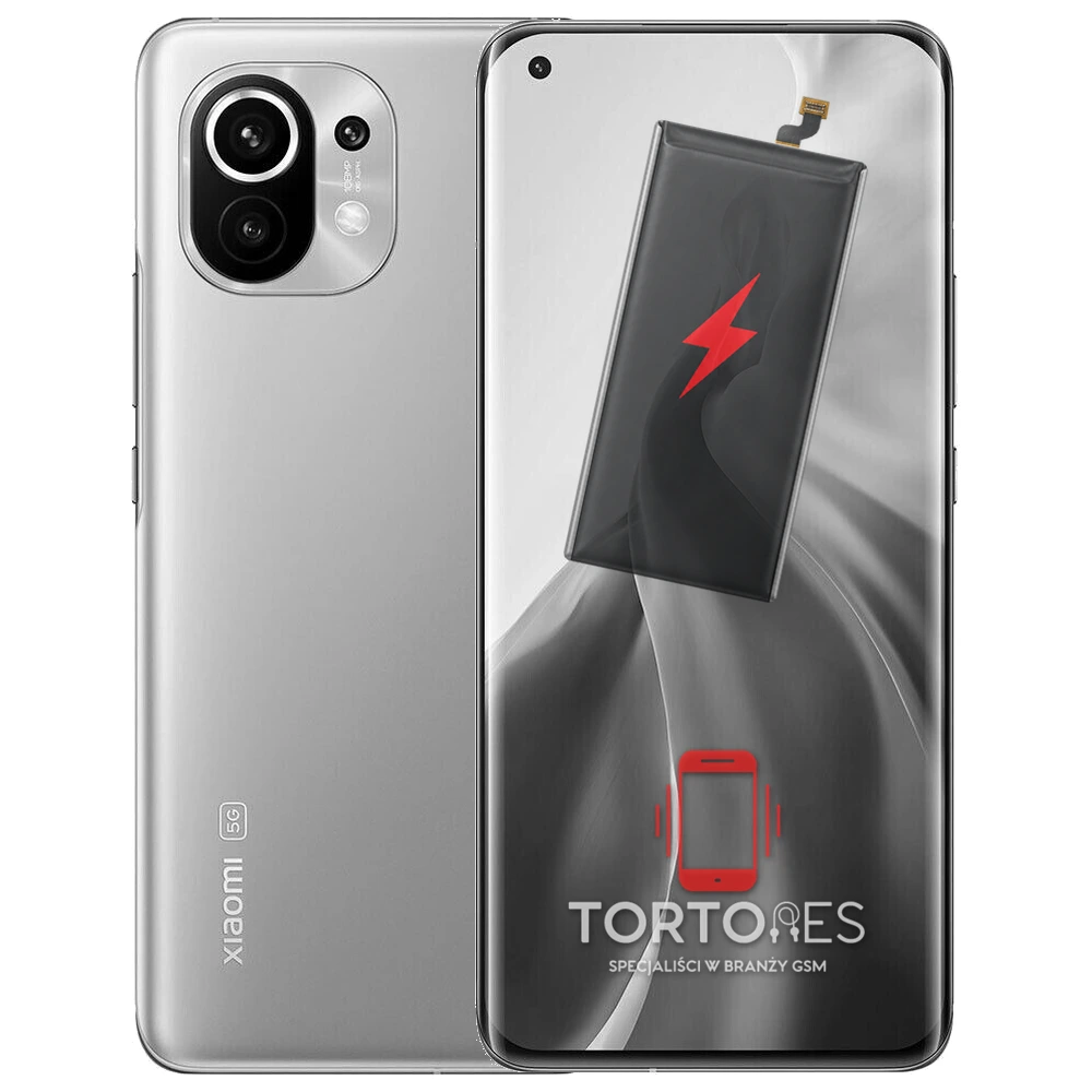 Xiaomi Mi 11 z ilustracją baterii - wymiana baterii