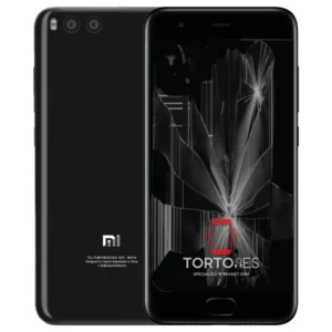Xiaomi Mi 6 z ilustracją pękniętego wyświetlacza - wymiana zbitego wyświetlacza
