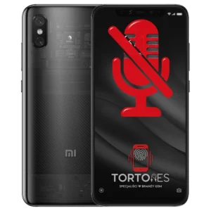 Xiaomi Mi 8 Pro z symbolem mikrofonu - naprawa mikrofonu