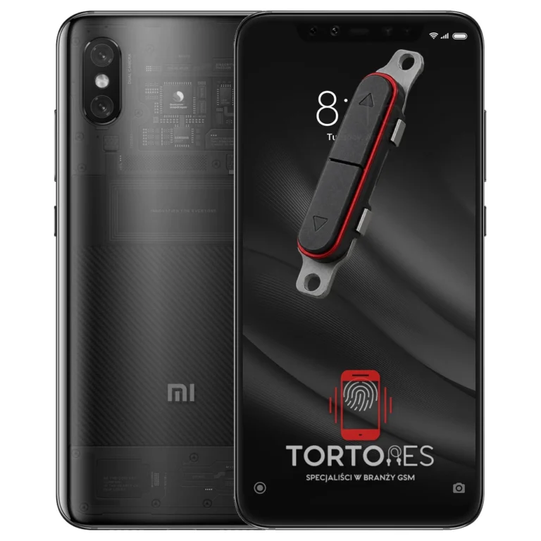 Xiaomi Mi 8 Pro z symbolem przycisków - naprawa przycisków włączania i głośności