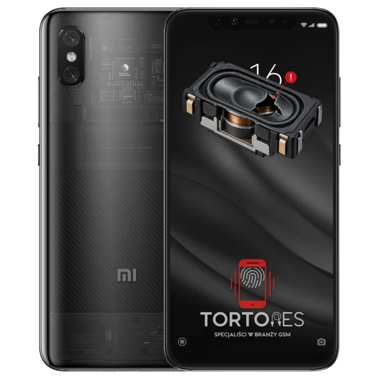 Xiaomi Mi 8 Pro z symbolem głośnika multimedialnego - wymiana głośnika multimedialnego