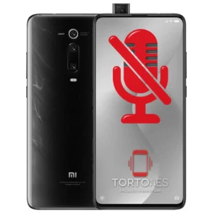 Xiaomi Mi 9T z symbolem mikrofonu - naprawa mikrofonu