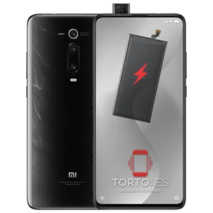 Xiaomi Mi 9T z ilustracją baterii - wymiana baterii
