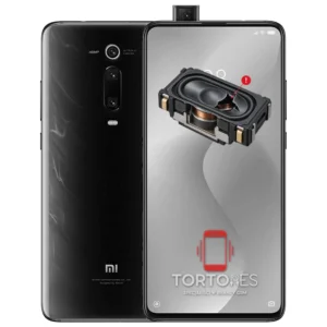 Xiaomi Mi 9T z symbolem głośnika multimedialnego - wymiana głośnika multimedialnego