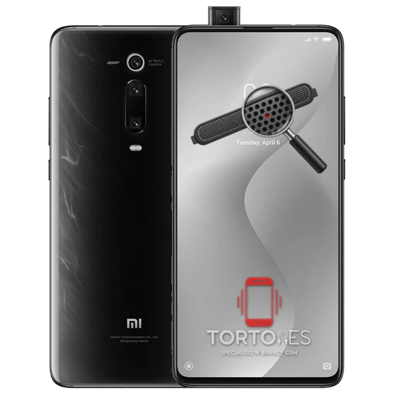 Xiaomi Mi 9T z symbolem głośnika rozmów - wymiana głośnika rozmów