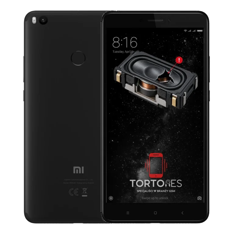 Xiaomi Mi Max 2 z symbolem głośnika multimedialnego - wymiana głośnika multimedialnego