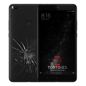 Xiaomi Mi Max 2 z ilustracją pękniętej tylnej klapki - wymiana zbitej klapki
