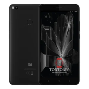 Xiaomi Mi Max 2 z ilustracją pękniętego wyświetlacza - wymiana zbitego wyświetlacza
