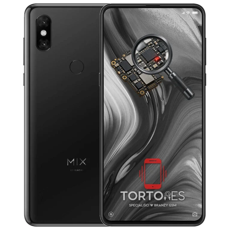 Xiaomi Mi MIX 3 z symbolem diagnostyki - diagnoza telefonu