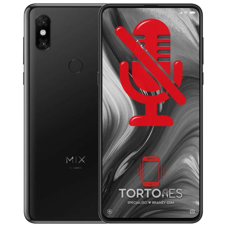 Xiaomi Mi MIX 3 z symbolem mikrofonu - naprawa mikrofonu