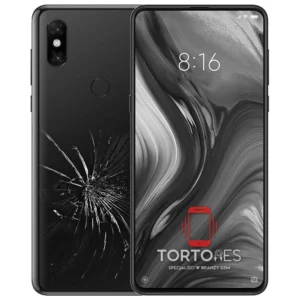 Xiaomi Mi MIX 3 z ilustracją pękniętej tylnej klapki - wymiana zbitej klapki