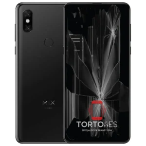 Xiaomi Mi MIX 3 z ilustracją pękniętego wyświetlacza - wymiana zbitego wyświetlacza