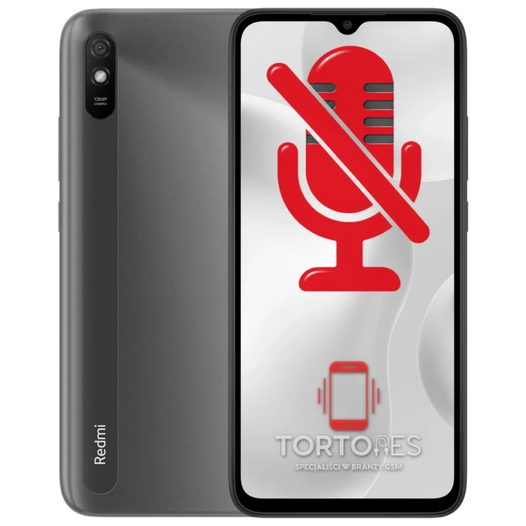 Redmi 9AT z symbolem mikrofonu - naprawa mikrofonu
