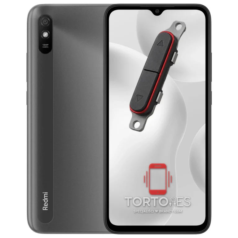 Redmi 9AT z symbolem przycisków - naprawa przycisków włączania i głośności