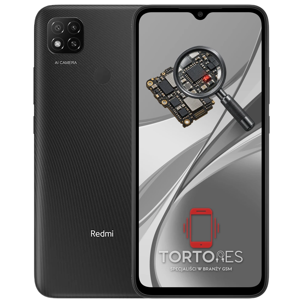 Redmi 9C NFC z symbolem diagnostyki - diagnoza telefonu