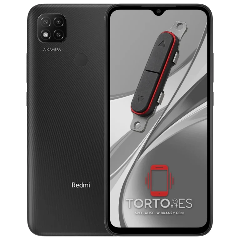 Redmi 9C NFC z symbolem przycisków - naprawa przycisków włączania i głośności