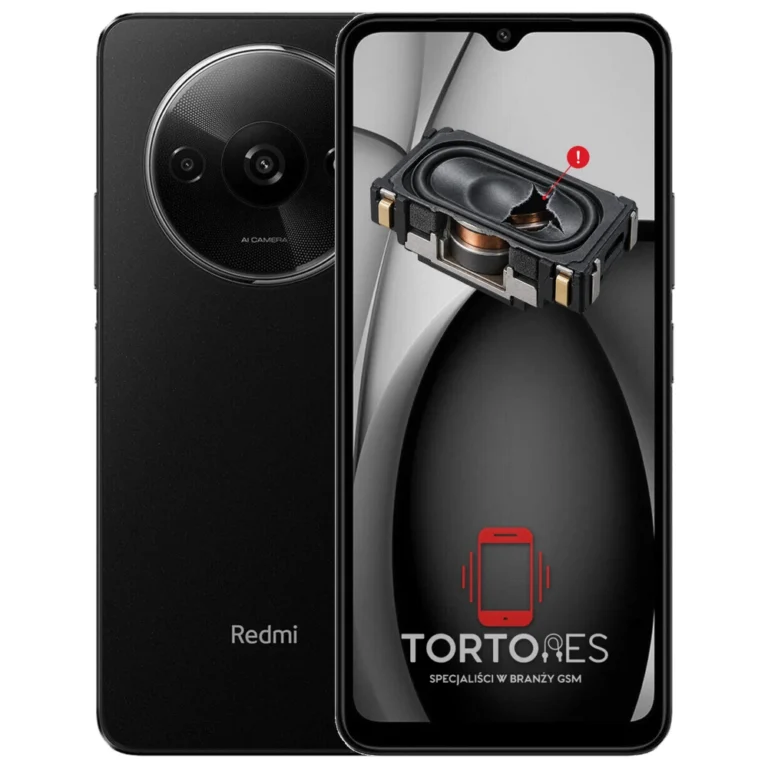 Redmi A3 z symbolem głośnika multimedialnego - wymiana głośnika multimedialnego