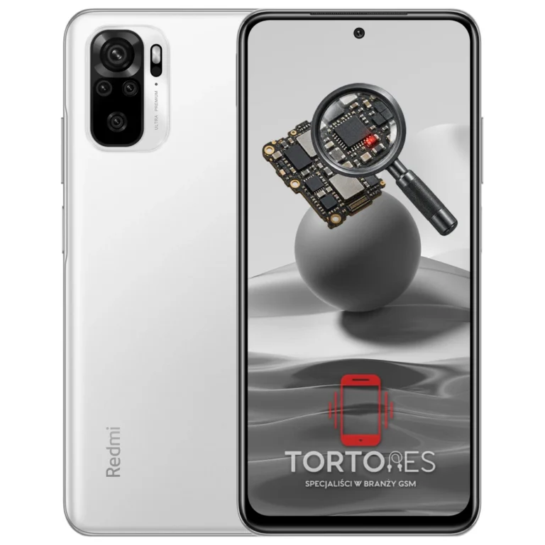 Redmi Note 10 z symbolem diagnostyki - diagnoza telefonu