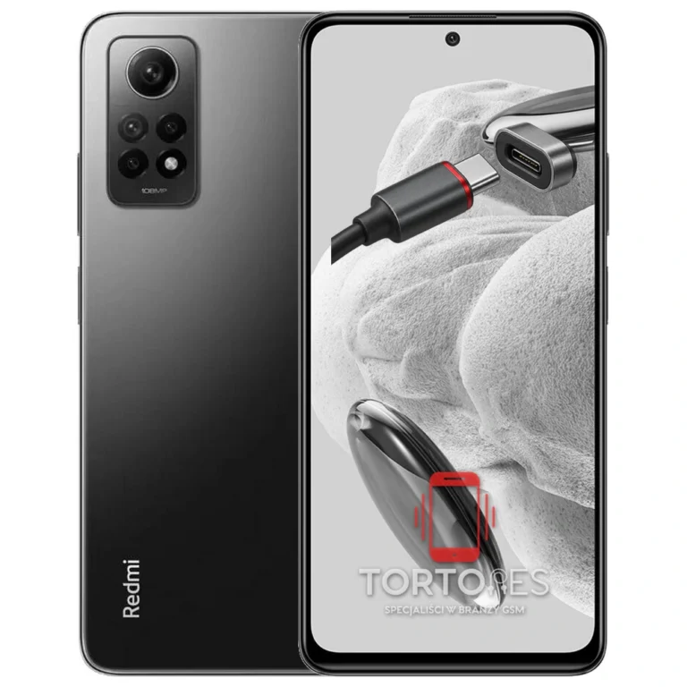 Redmi Note 12 Pro z ilustracją złącza ładowania - naprawa złącza ładowania