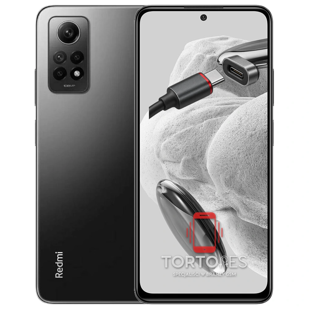 Redmi Note 12 Pro z ilustracją złącza ładowania - naprawa złącza ładowania