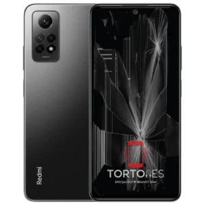 Redmi Note 12 Pro z ilustracją pękniętego wyświetlacza - wymiana zbitego wyświetlacza