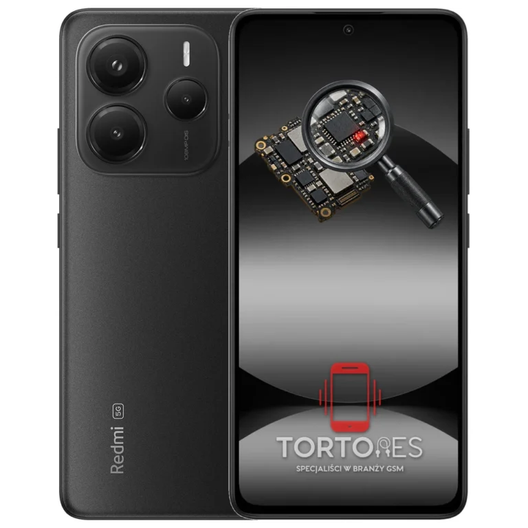 Redmi Note 14 5G z symbolem diagnostyki - diagnoza telefonu