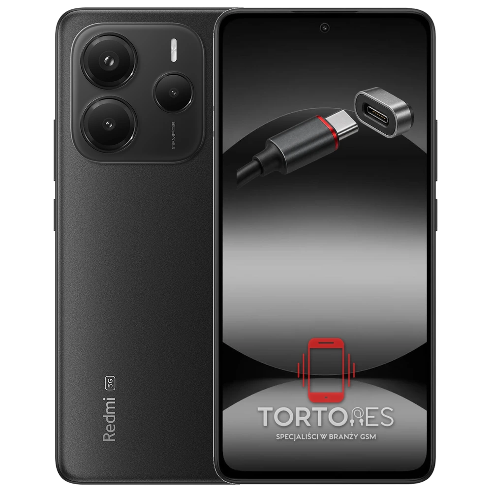 Redmi Note 14 5G z ilustracją złącza ładowania - naprawa złącza ładowania