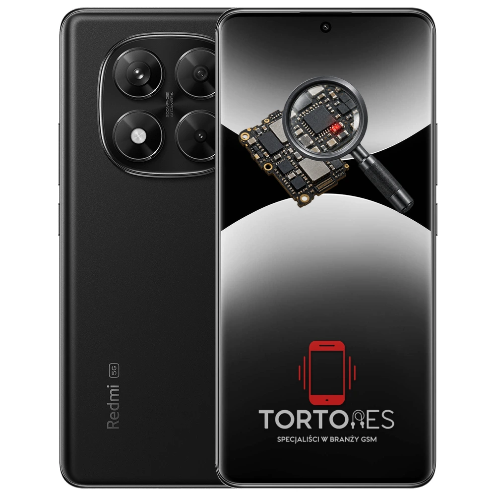 Redmi Note 14 Pro 5G z symbolem diagnostyki - diagnoza telefonu
