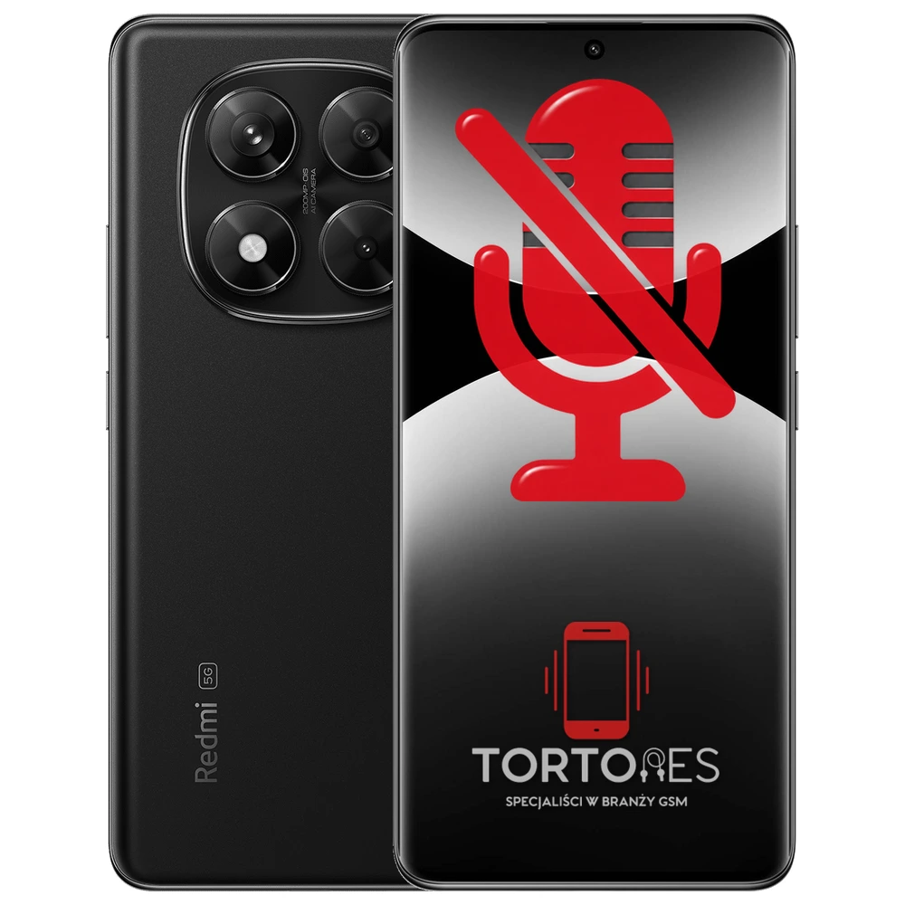 Redmi Note 14 Pro 5G z symbolem mikrofonu - naprawa mikrofonu