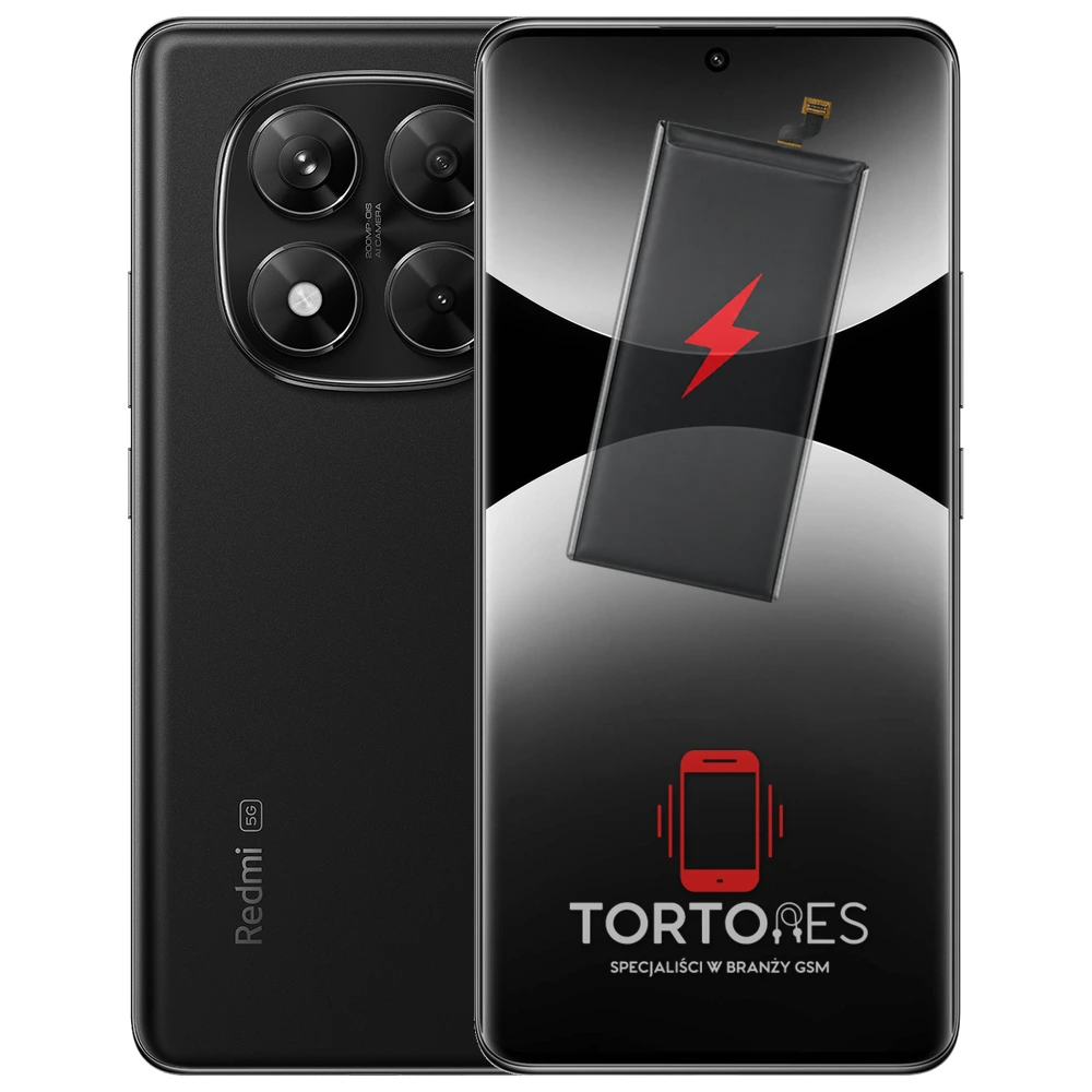 Redmi Note 14 Pro 5G z ilustracją baterii - wymiana baterii