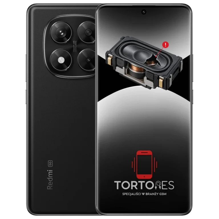 Redmi Note 14 Pro 5G z symbolem głośnika multimedialnego - wymiana głośnika multimedialnego