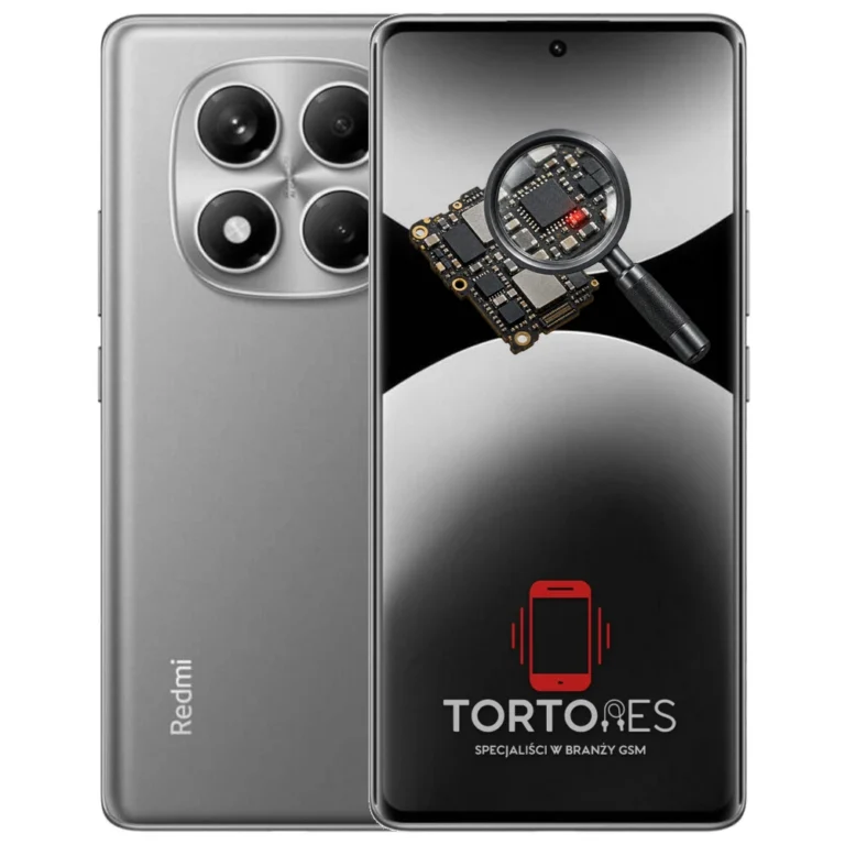 Redmi Note 14 Pro z symbolem diagnostyki - diagnoza telefonu