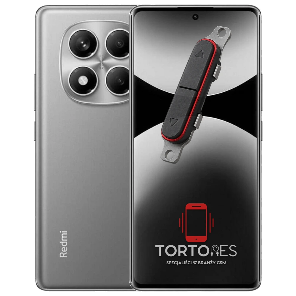 Redmi Note 14 Pro z symbolem przycisków - naprawa przycisków włączania i głośności