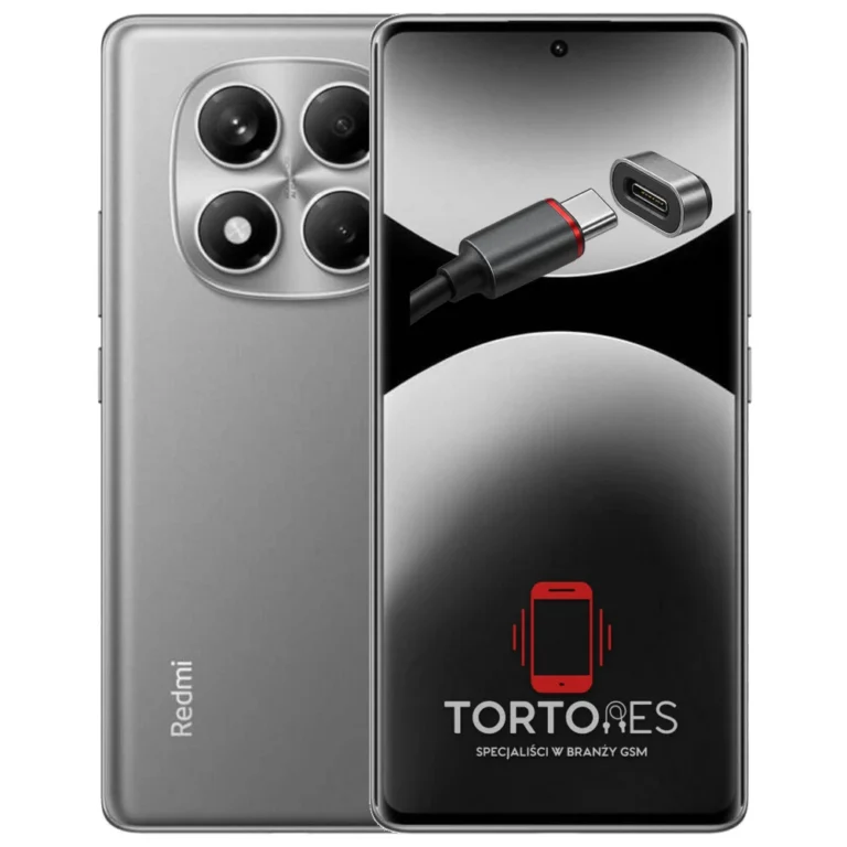 Redmi Note 14 Pro z ilustracją złącza ładowania - naprawa złącza ładowania