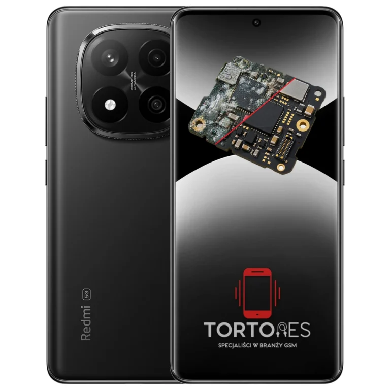 Redmi Note 14 Pro+ 5G z ilustracją zalania - czyszczenie po zalaniu