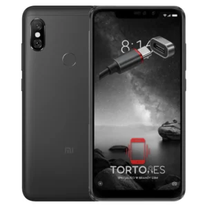 Redmi Note 6 Pro z ilustracją złącza ładowania - naprawa złącza ładowania