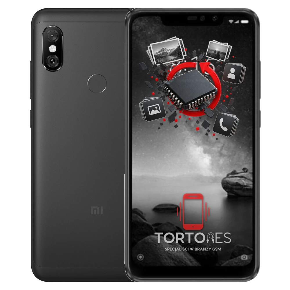 Redmi Note 6 Pro z ilustracją odzyskiwania danych - odzyskiwanie danych