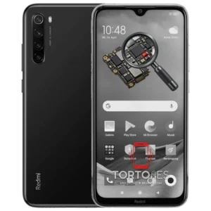 Redmi Note 8 2021 z symbolem diagnostyki - diagnoza telefonu
