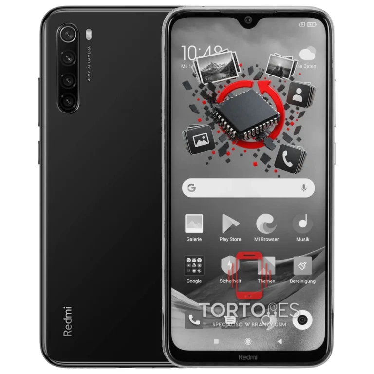 Redmi Note 8 2021 z ilustracją odzyskiwania danych - odzyskiwanie danych
