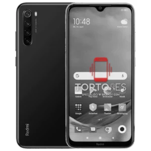 Redmi Note 8 2021 - widok przodu i tyłu telefonu
